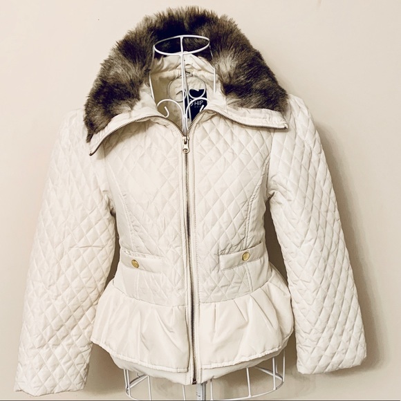 🖤CUTE 🖤Jacket with fur collar - Picture 1 of 5